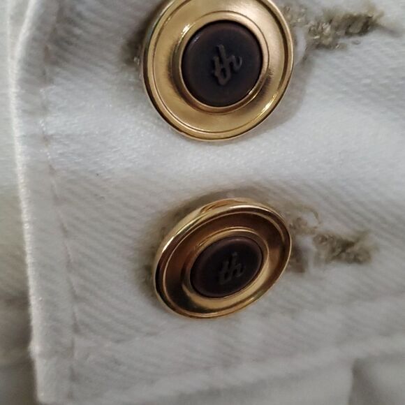 Tommy Hilfiger Jeans Women's Size 2 White American FREEDOM MODERN RISE B… - Picture 4 of 16